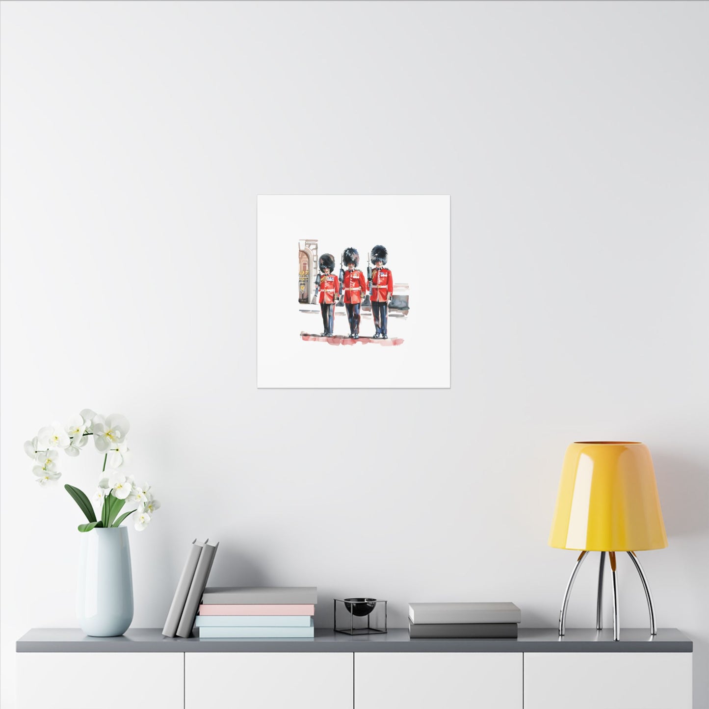 Royal Guards Canvas Print, British Wall Art, Home Decor, Unique Gift, London Culture
