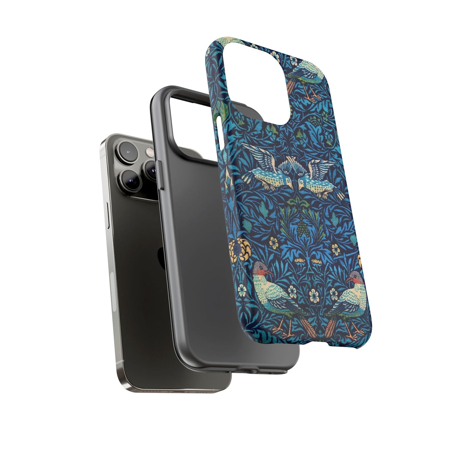 Elegant Bird Pattern Phone Case | Nature Lover Gift, Stylish Mobile Cover, Floral Design, Eco-Friendly, Unique Cell Phone Protector