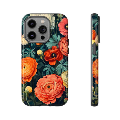 Floral Phone Case, Tough Cases - Stylish Protection, Gifts for Her, Nature Lover Decor, Floral Accessories