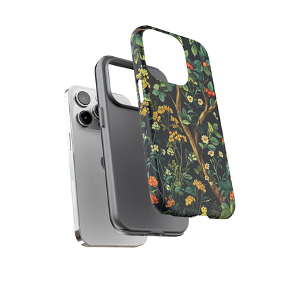 Floral iPhone Case, Nature Inspired Tough Case, Botanical Phone Cover, Eco-Friendly Gift, Unique Floral Design