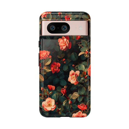 Floral Phone Case - Elegant Floral Design, Tough Protective Case, Perfect Gift for Her, Trendy Phone Accessories, Mother’s Day, Birthday