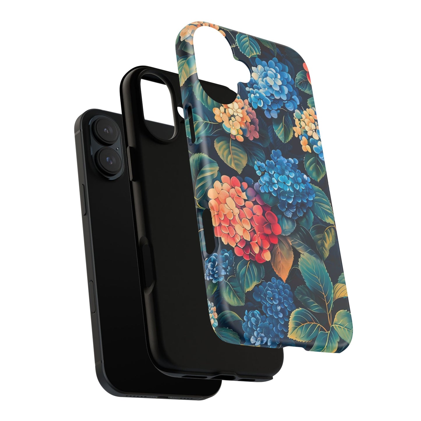 Floral Phone Case, Stylish Tough Case for Gardener Gift, Flower Lover Accessory, Pretty Floral Design, Protective Case