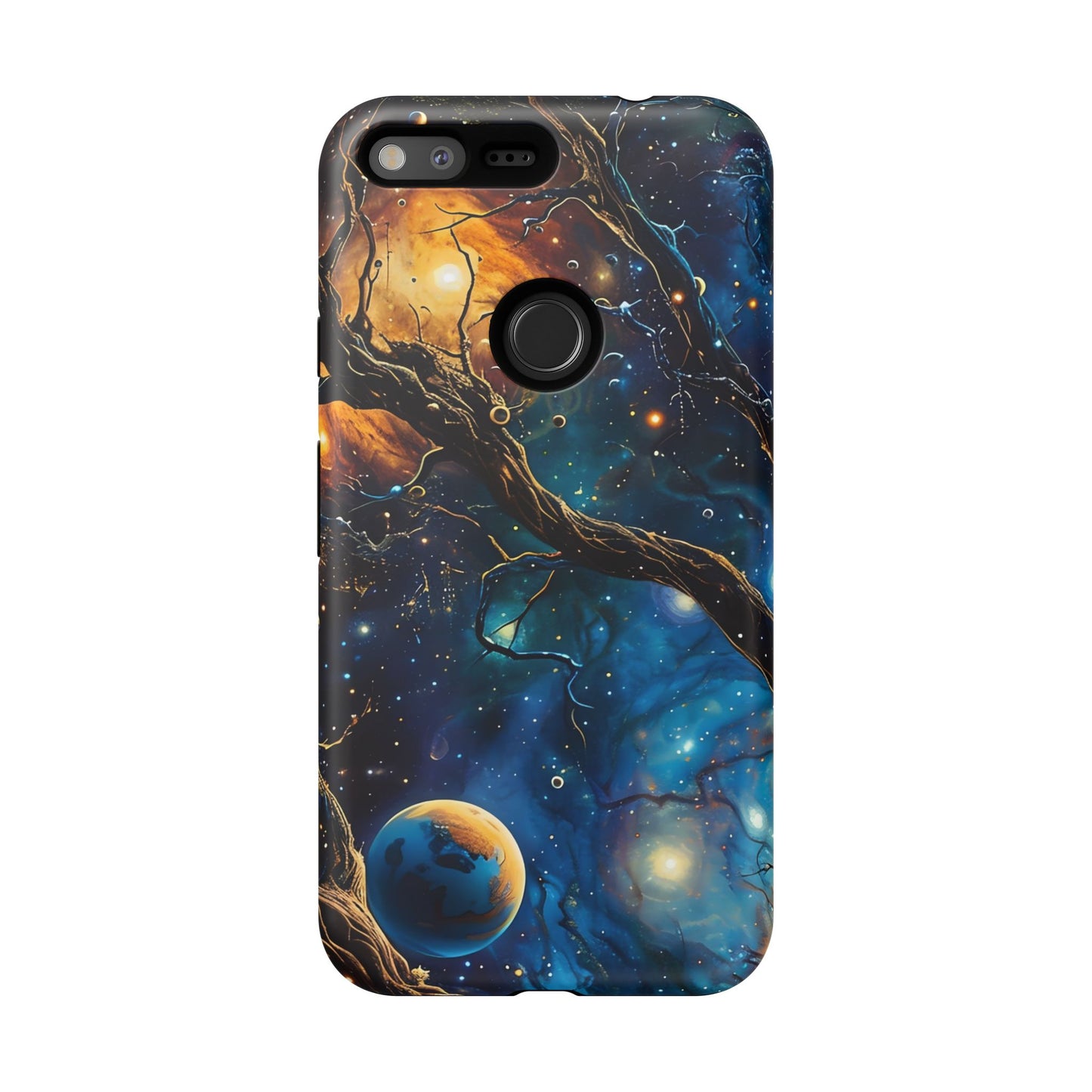 Galaxy-Themed Phone Case, Astronaut Gift, Space Lover Accessory, Unique Phone Cover, Cosmic Art Case