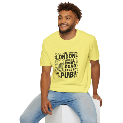 London's Pub Classy Unisex Softstyle T-Shirt