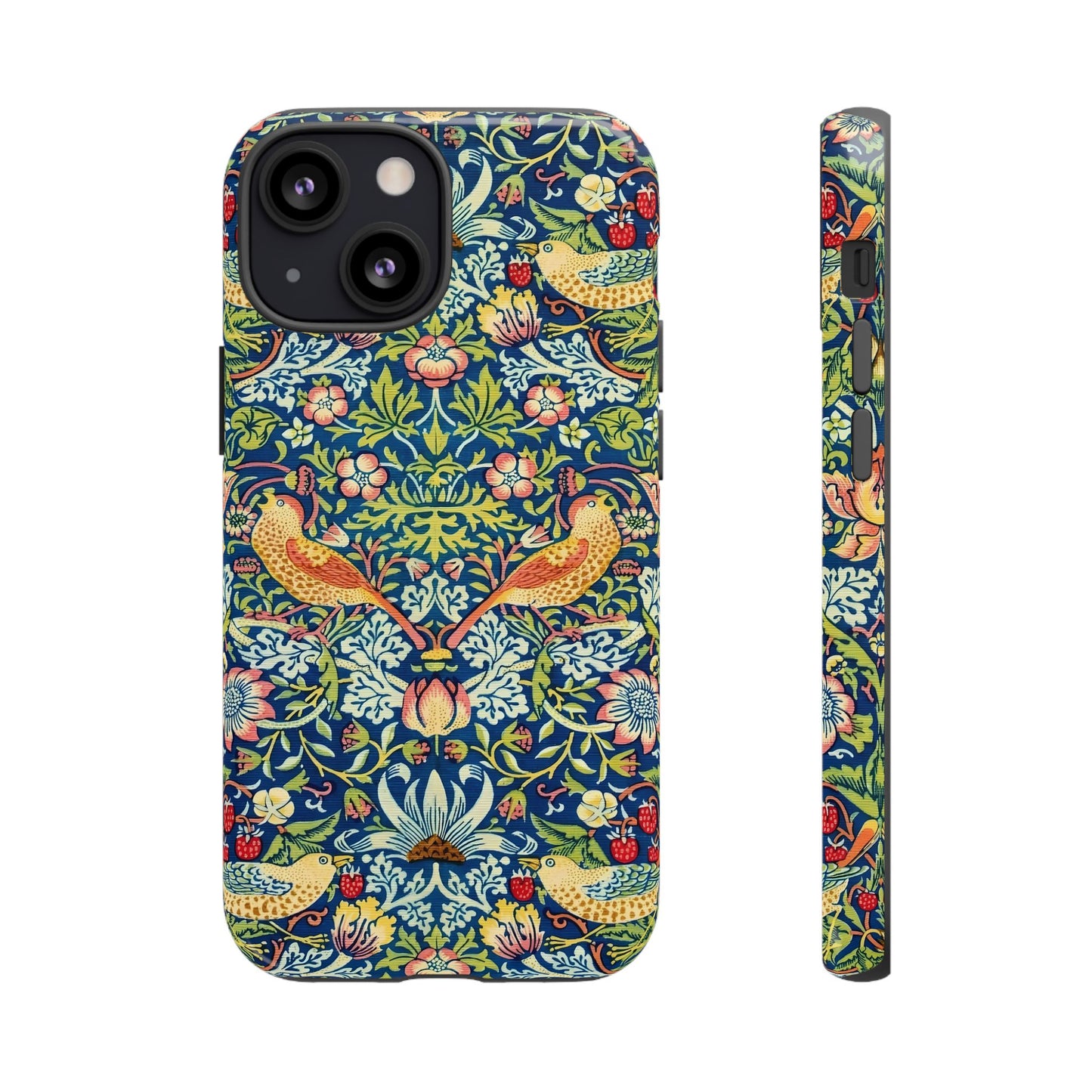Floral Phone Case | Tough Cases, Stylish Protection, Unique Gift, Eco-Friendly, Floral Pattern, Bird Design