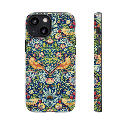 Floral Phone Case | Tough Cases, Stylish Protection, Unique Gift, Eco-Friendly, Floral Pattern, Bird Design