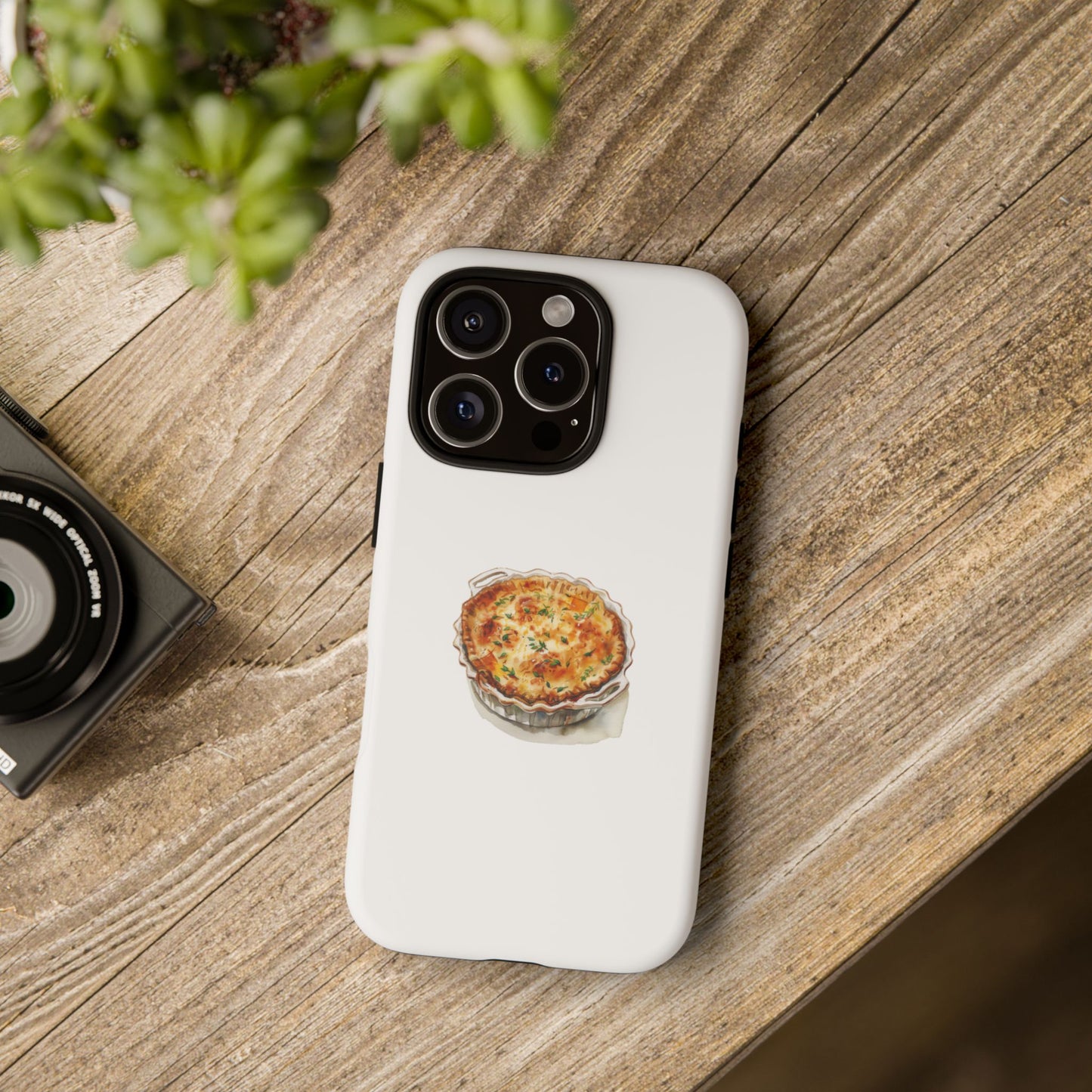 Quiche Lover's Phone Case - Stylish Tough Cases for Foodies