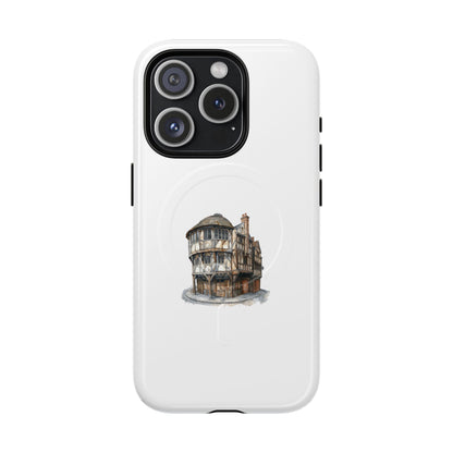 Durable Magnetic Phone Cases with Vintage Architecture Design, Personalized Phone Protection, Unique Gift for Travelers, Stylish Tech [...]