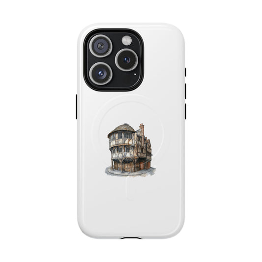 Durable Magnetic Phone Cases with Vintage Architecture Design, Personalized Phone Protection, Unique Gift for Travelers, Stylish Tech [...]