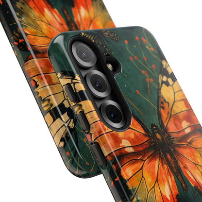 Butterfly Phone Case – Tough Cases for Nature Lovers, Floral Design, Butterfly Art, Unique Gift, Eco-Friendly Protection