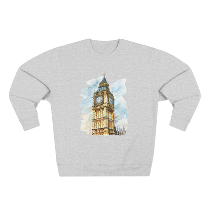Unisex Crewneck Sweatshirt - Iconic Big Ben Clock Tower