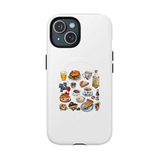 Foodie-Themed Phone Case, Cute Accessories for Food Lovers, Great Gift for Chefs, Cooking Enthusiasts, and Foodies