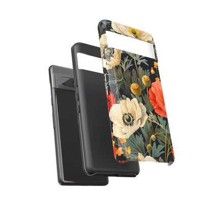 Floral Phone Case - Tough Cases with Vibrant Garden Design, Phone Accessory, Gift for Her, Spring Style, Nature Lover