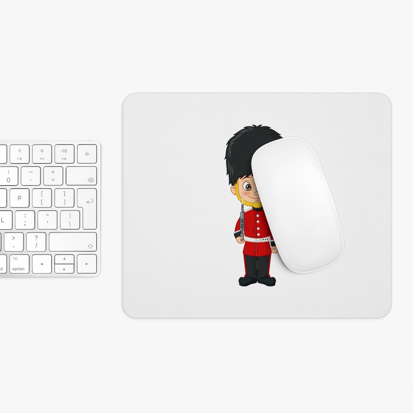 Charming Mouse Pad with Royal Guard Design, Cute Desk Accessory, Ideal for Kids and Students, Great Gift for Holidays