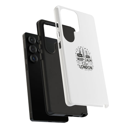 London Keepsake Phone Case - Keep Calm and Love London Design