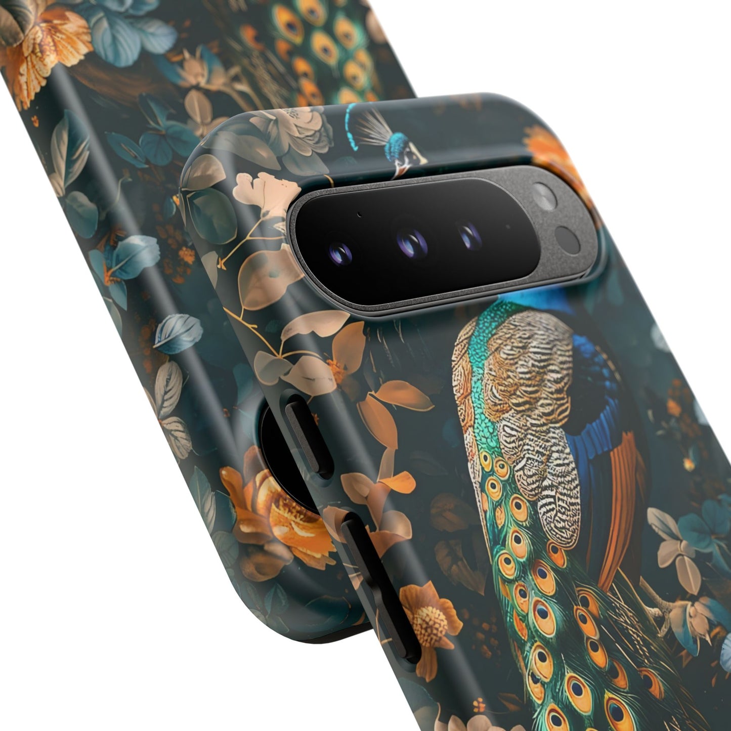 Peacock Phone Case - Elegant Floral Design, Tough Case for Protection, Unique Gift for Nature Lovers, Stylish Accessory, Eco-Friendly