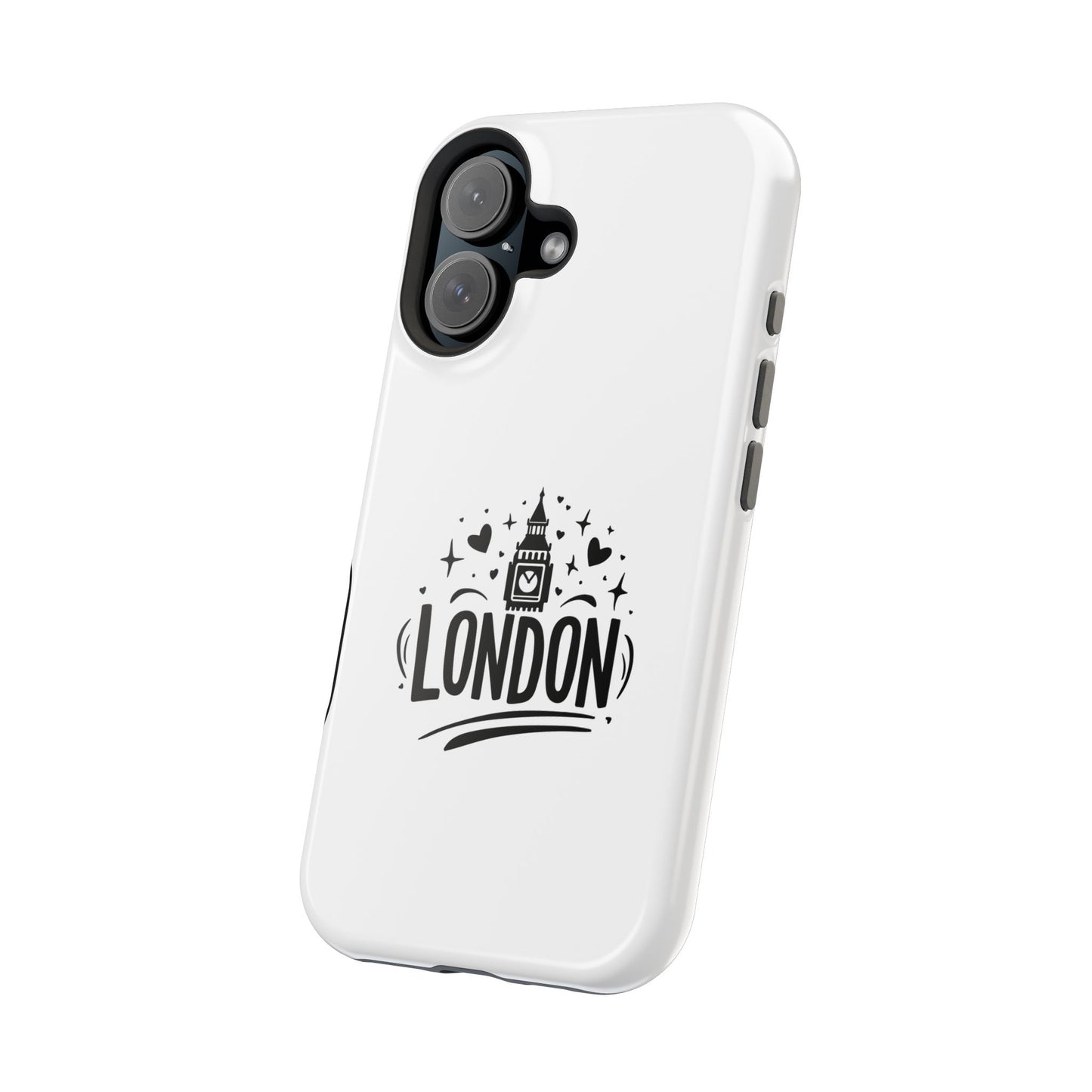 Stylish Magnetic Phone Case with London Design, Travel Gift, Unique Protection, Customizable Accessories, Phone Cover, Modern Tech