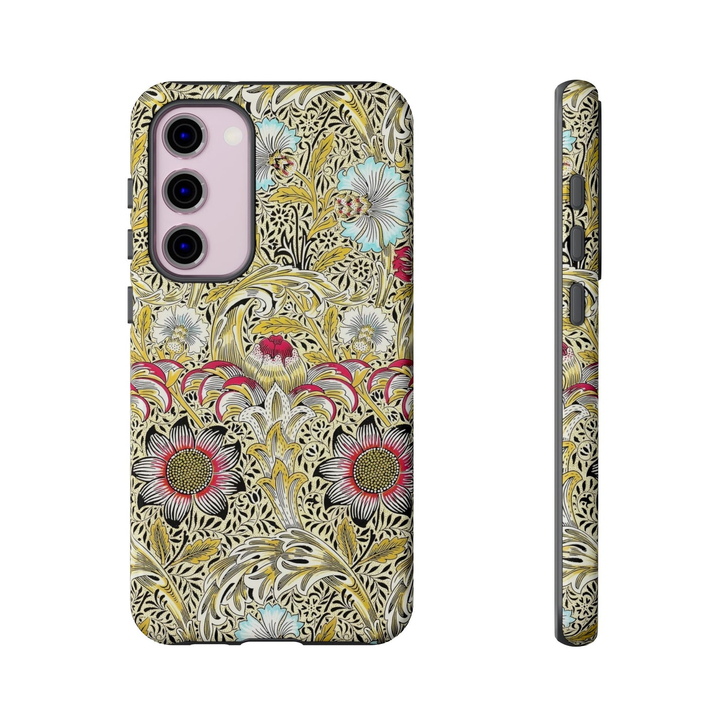 Floral Phone Case - Tough Cases, Floral Design, Stylish, Protective, Unique Gift for Her, Phone Accessories