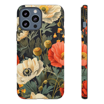 Floral Phone Case - Tough Cases with Vibrant Garden Design, Phone Accessory, Gift for Her, Spring Style, Nature Lover