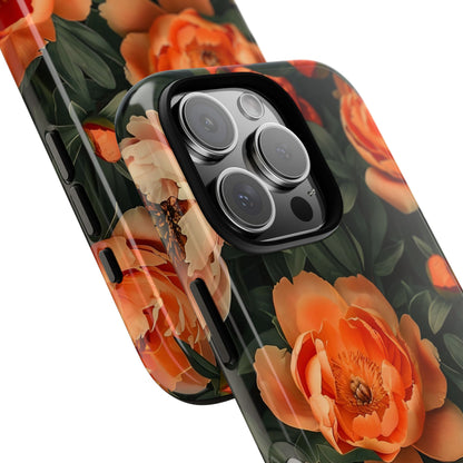 Stylish Floral Phone Case, Tough Cases, Floral Phone Cover, Gift for Her, Spring Accessories, Mother's Day, Phone Protection