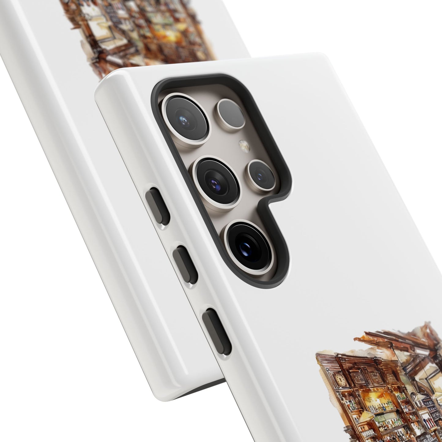 Artistic Phone Case - Cozy Bar Scene Design