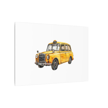 Vintage Taxi Matte Canvas, Stretched, 0.75" (Multi-Size)