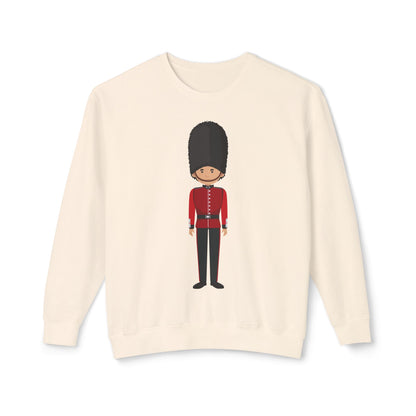 Unisex Lightweight Crewneck Sweatshirt - British Soldier - Classic Military Elegance and Honorable