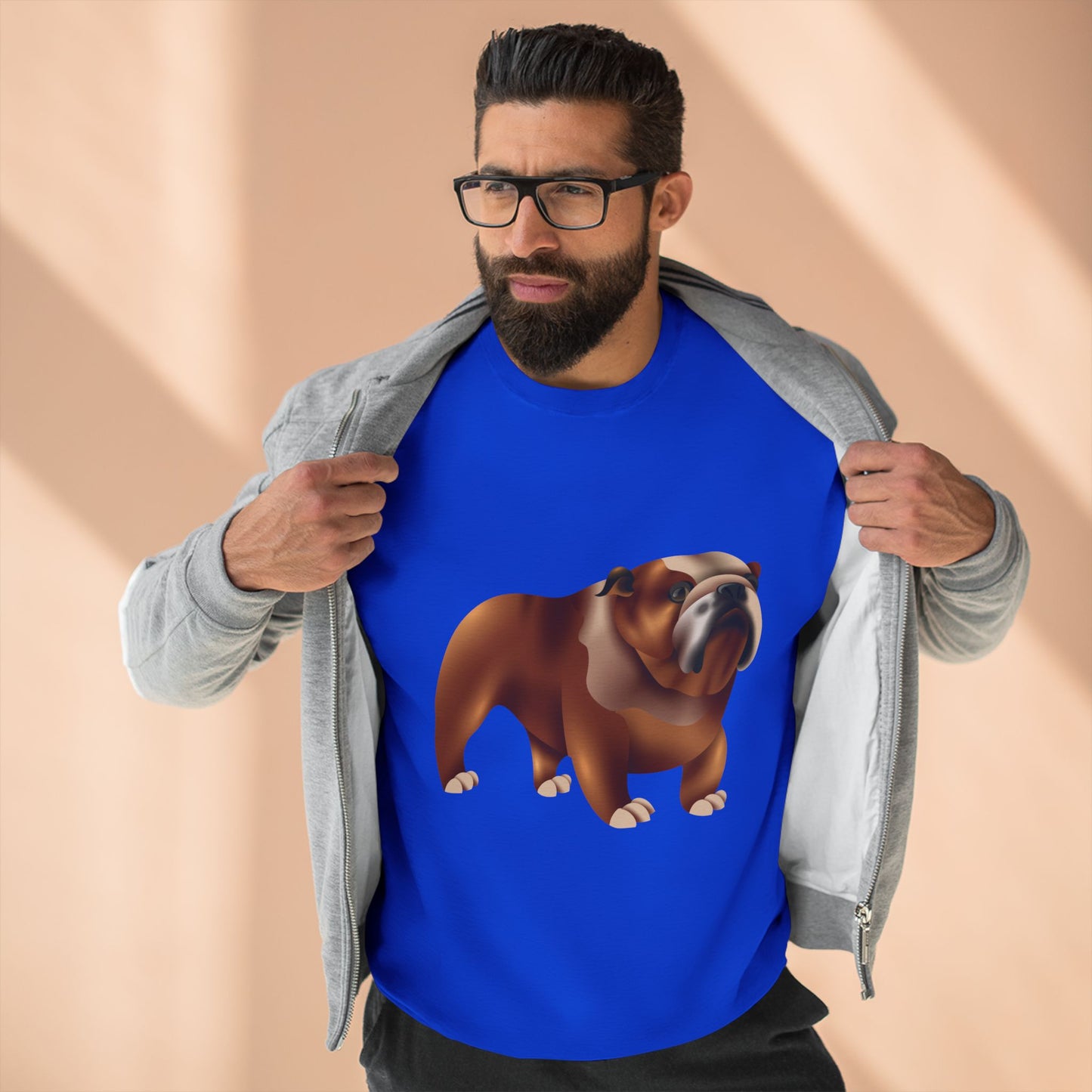 Unisex Crewneck Sweatshirt - Adorable British Dog