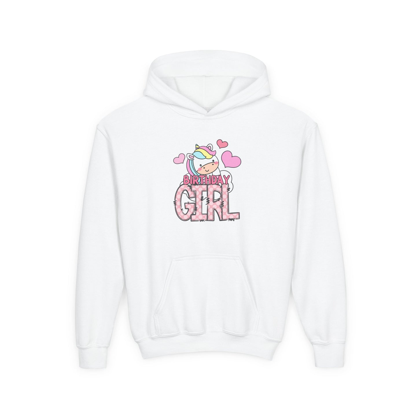 Birthday Girl Youth Hoodie - Cute and Comfy Sweatshirt for Celebrations