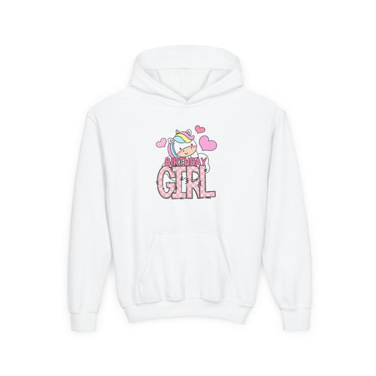 Birthday Girl Youth Hoodie - Cute and Comfy Sweatshirt for Celebrations