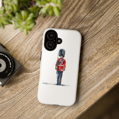 British Royal Guard Phone Case - Tough Cases, Unique Phone Cover, Gift for Her, Cute Accessory, British Soldier Design