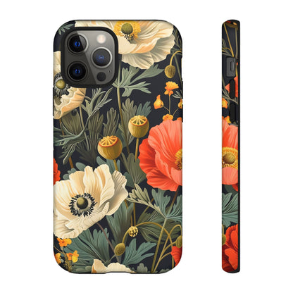 Floral Phone Case - Tough Cases with Vibrant Garden Design, Phone Accessory, Gift for Her, Spring Style, Nature Lover