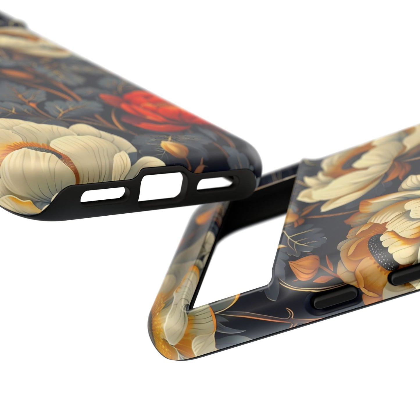 Floral Phone Case - Tough Cases, Stylish Mobile Cover, Flower Design, Holiday Gift, Trendy Accessory, Eco-Friendly Case