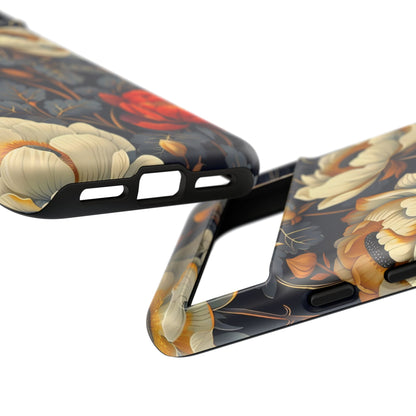 Floral Phone Case - Tough Cases, Stylish Mobile Cover, Flower Design, Holiday Gift, Trendy Accessory, Eco-Friendly Case
