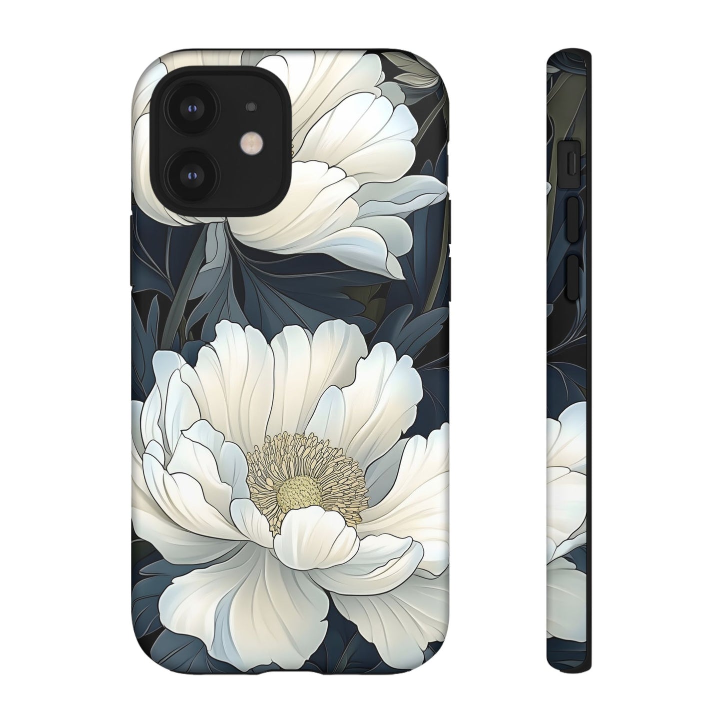 Elegant Floral Phone Case, Floral iPhone Cover, Flower Art Phone Case, Eco-Friendly Mobile Protection, Tough & Stylish Phone Case