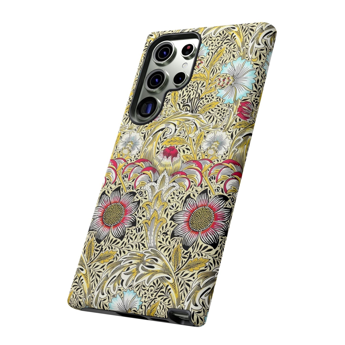 Floral Phone Case - Tough Cases, Floral Design, Stylish, Protective, Unique Gift for Her, Phone Accessories