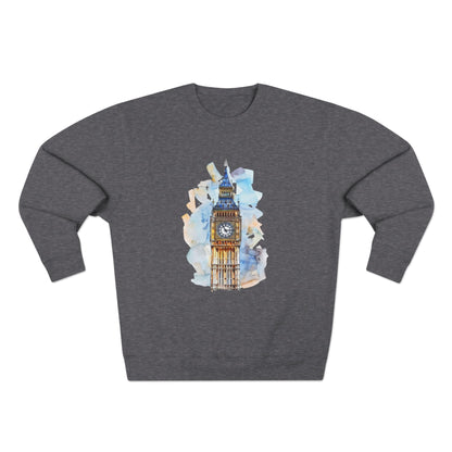Unisex Crewneck Sweatshirt - Iconic Big Ben Clock Tower