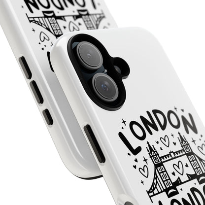 Love London Bridge Phone Case, Tough Cases for London Lovers, Cute Protection, Travel Gift, Phone Accessory, Design with Love
