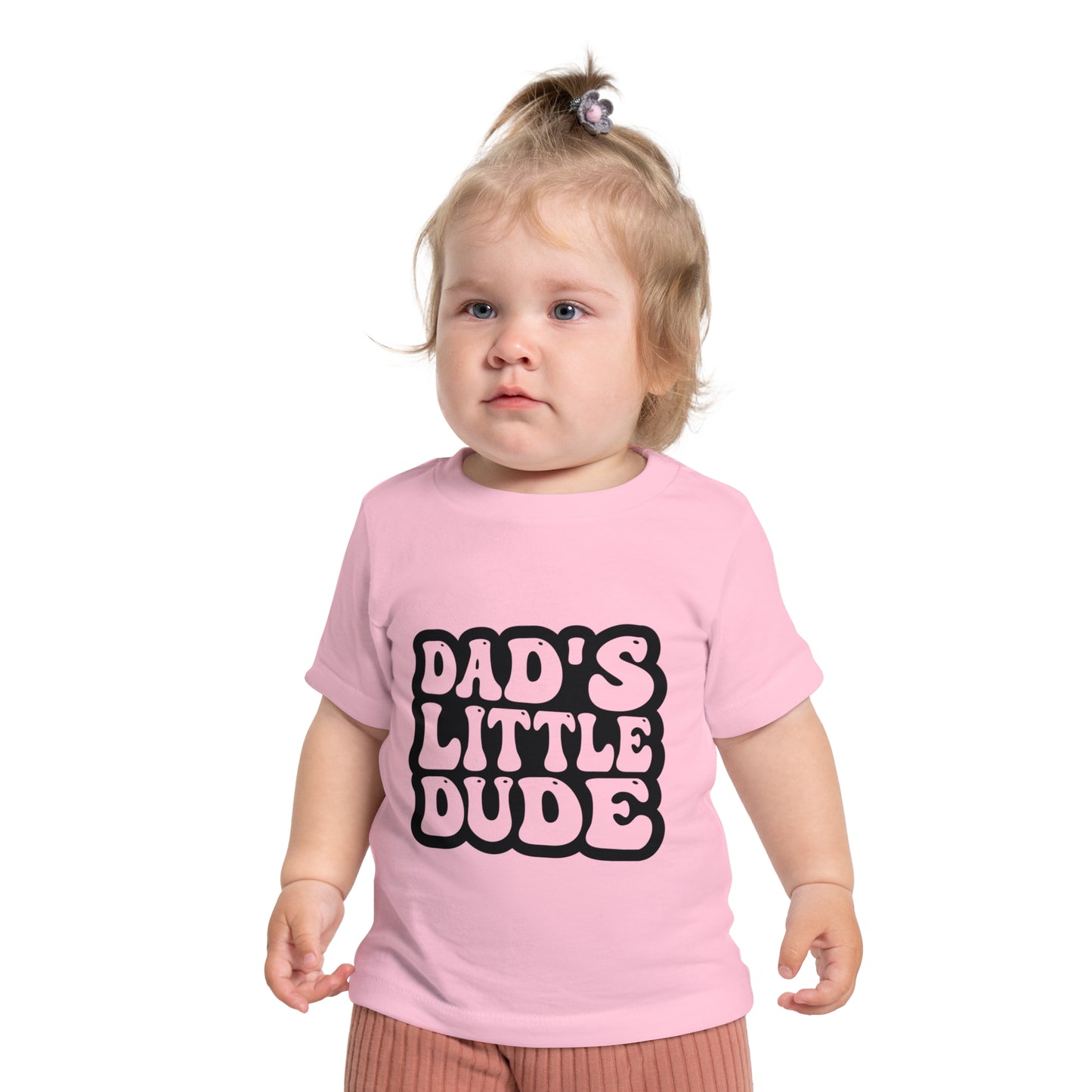 Dad's Little Dude Baby T-Shirt - Cute Infant Tee for Newborns & Toddlers