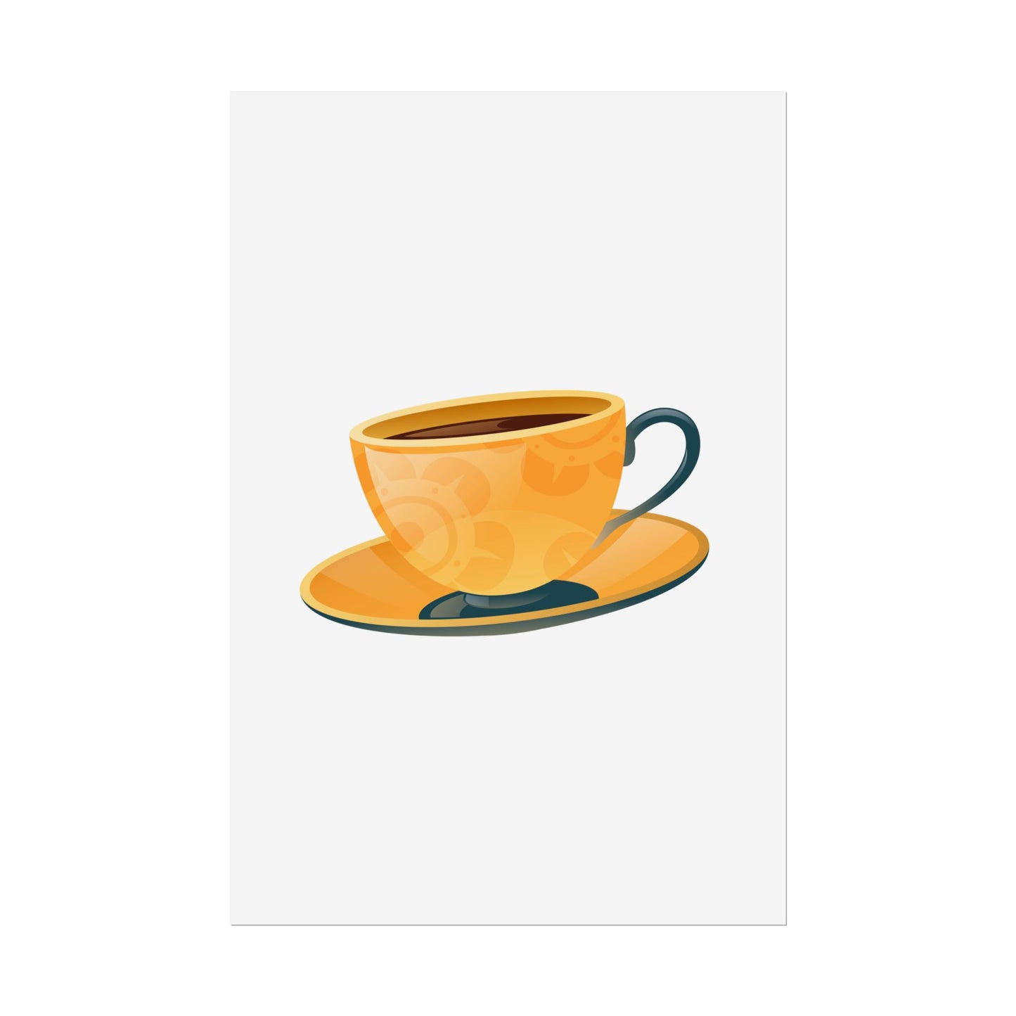 Coffee Lovers Rolled Posters, Cute Coffee Art, Kitchen Decor, Coffee Shop Print, Gift for Coffee Enthusiasts