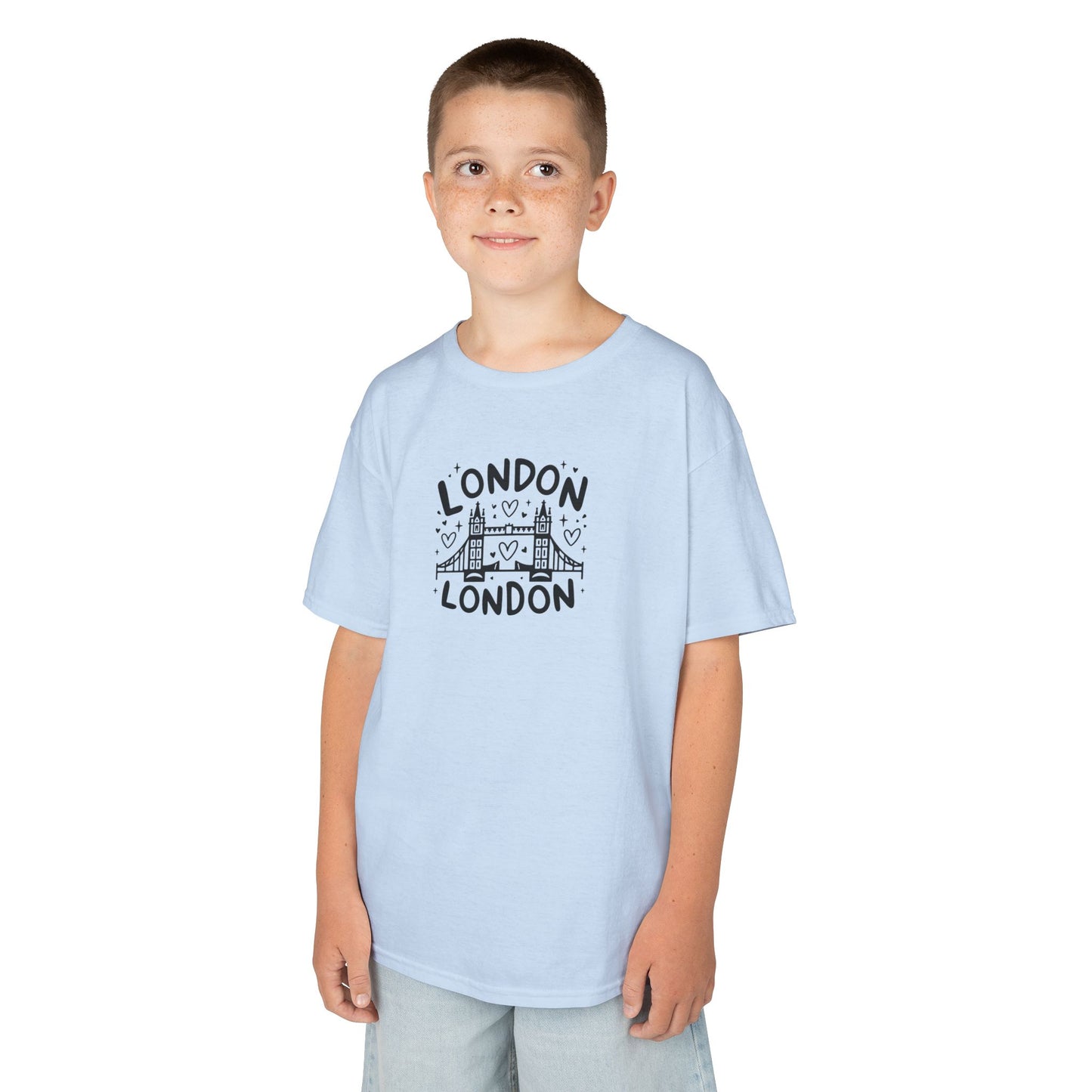 Kids Tee - Lovely London - Fun Cotton T-Shirt for Young Explorers