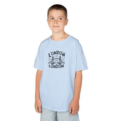Kids Tee - Lovely London - Fun Cotton T-Shirt for Young Explorers