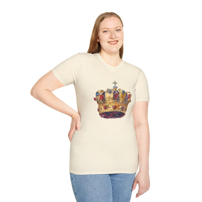 Unisex Softstyle T-Shirt - British Royal Crown Design