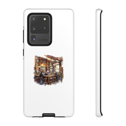 Artistic Phone Case - Cozy Pub Design