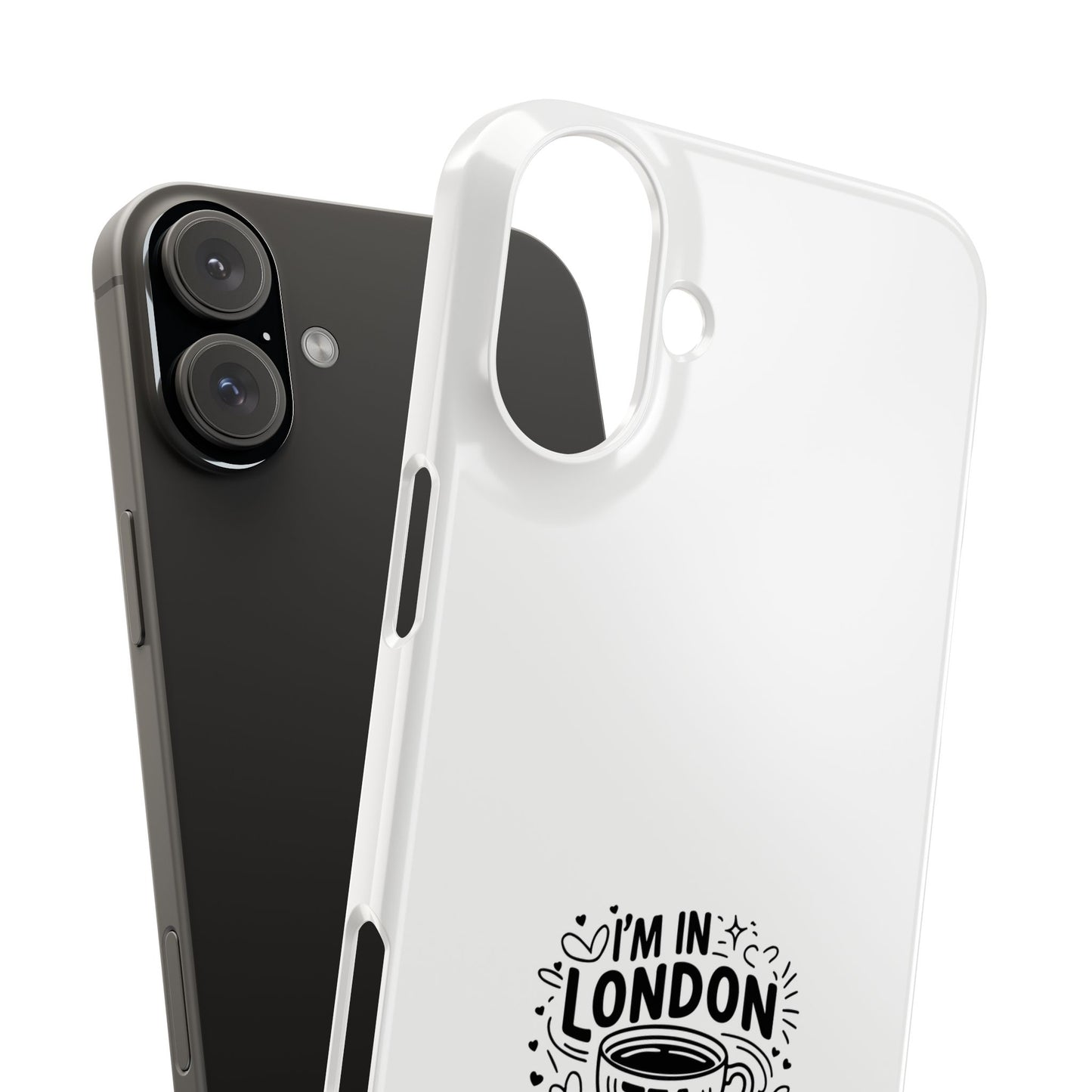 Stylish Slim Phone Cases for Tea Lovers, Personalized Phone Covers, London-Themed Gifts, Birthday, Travel Accessories, Trendy Phone [...]