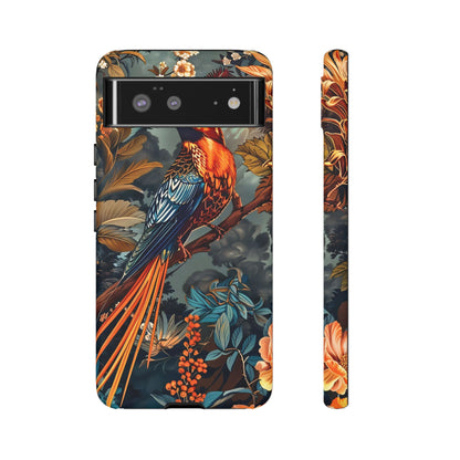 Vibrant Phone Case with Exotic Bird Design, Floral Phone Cover, Tough Case for Nature Lovers, Unique Gift Idea, Phone Accessory, [...]