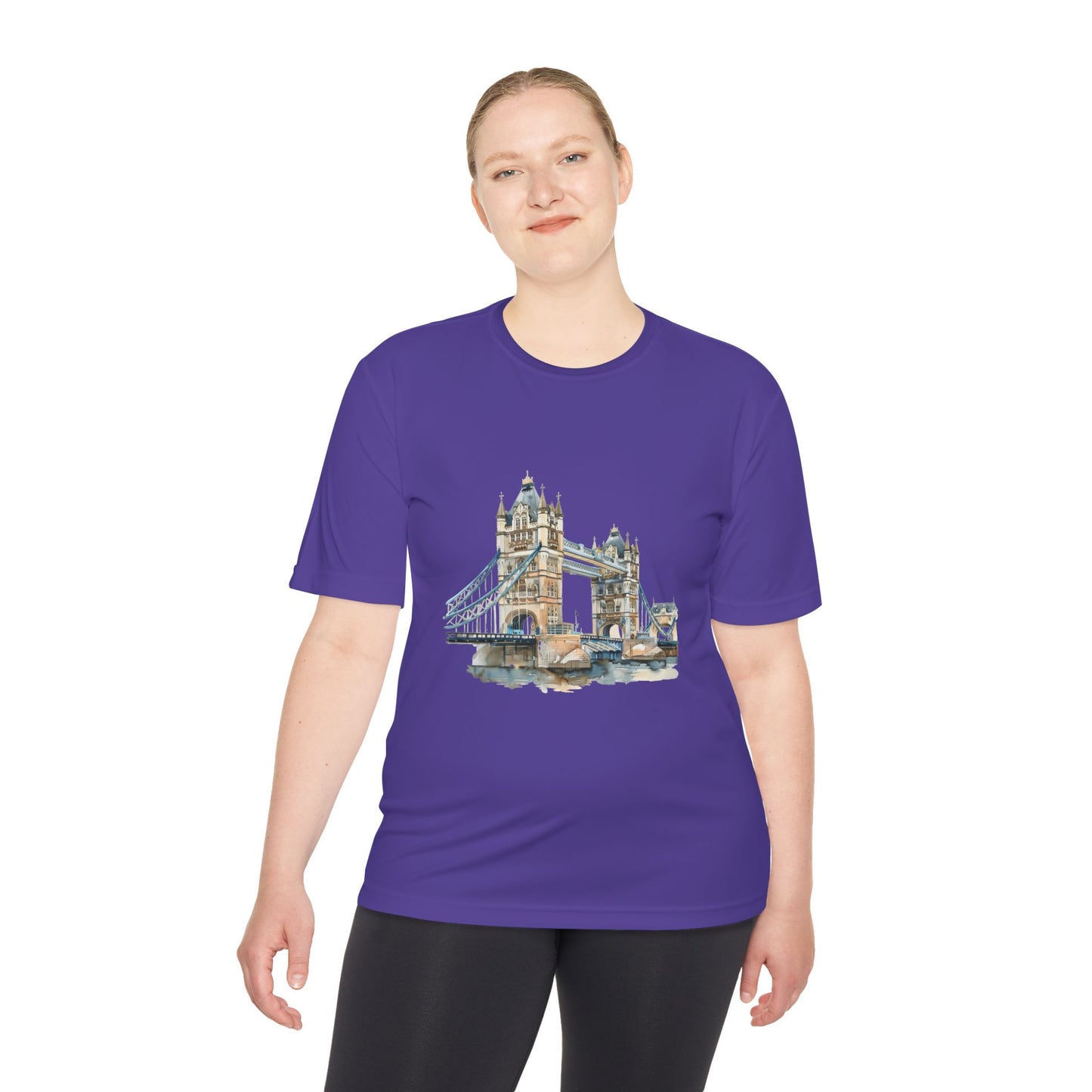 Unisex Moisture Wicking Tee – Perfect for Travel and Summer Adventures - London Bridge