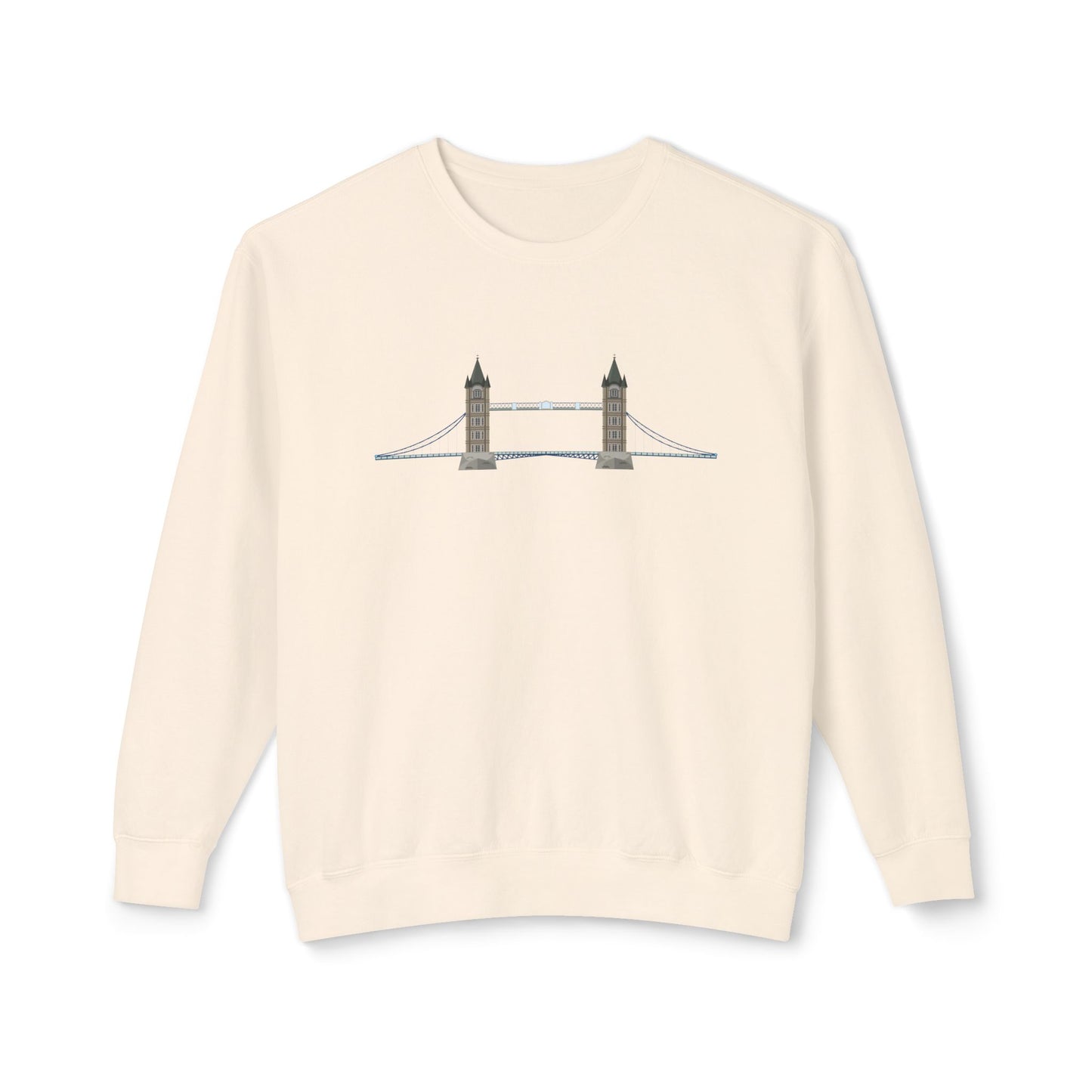 Unisex Lightweight Crewneck Sweatshirt -  London Bridge