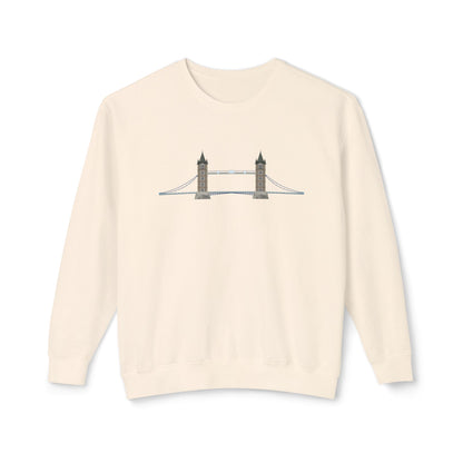 Unisex Lightweight Crewneck Sweatshirt -  London Bridge