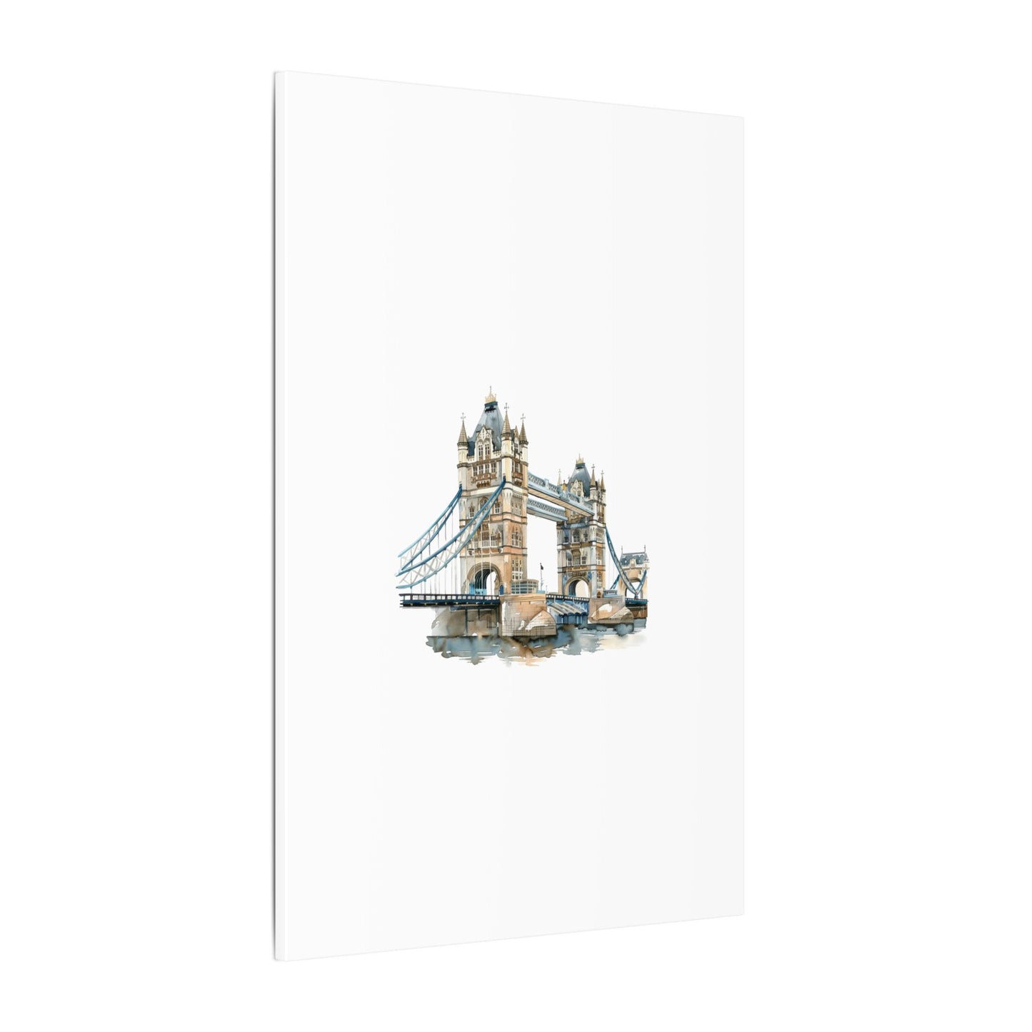 London Bridge Matte Canvas Wall Art, Elegant Home Decor, Unique Gift for Art Lovers, Travel Enthusiast Wall Decor, Modern Aesthetic